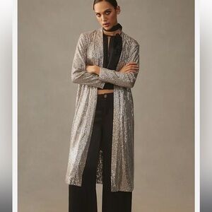 Anthropologie Mare Mare Sequin Duster